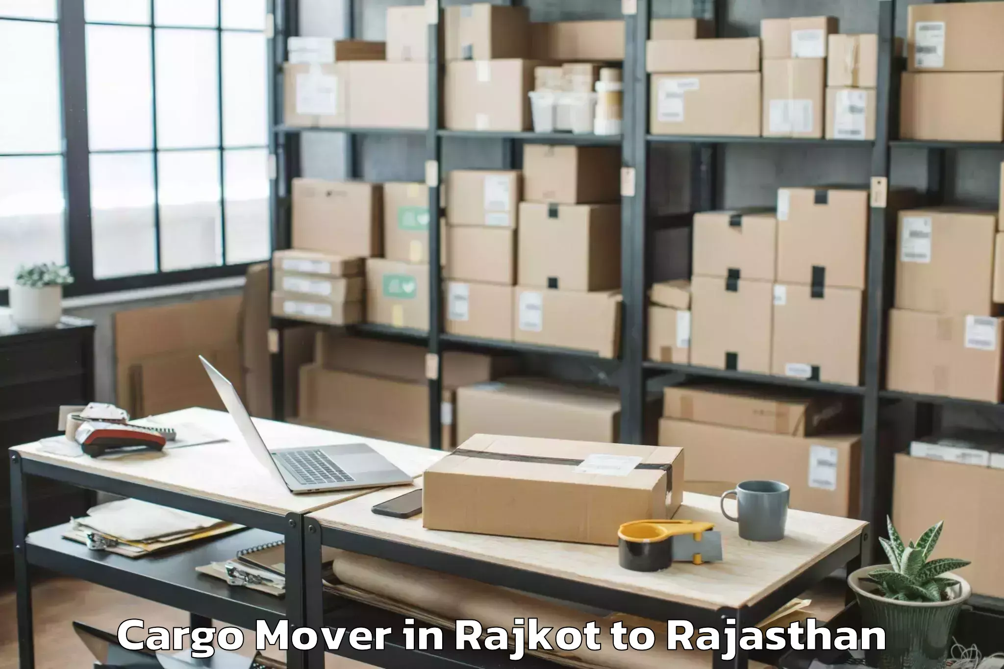 Quality Rajkot to Bijaipur Cargo Mover